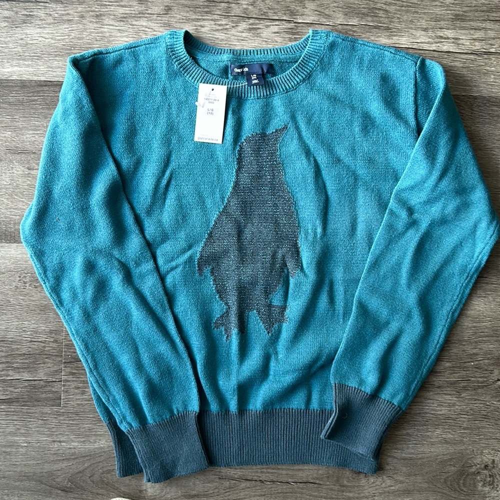 GapKids long sleeve cotton sweater